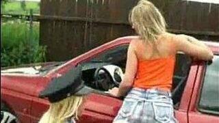 Blond police officer demands - porn video