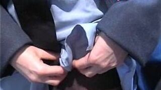 Military British Air Uniform Fetish Sluts Black Fully Fashioned Stockings - porn video