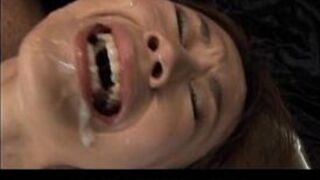 This fine Japanese babe gets a hot bukkake - porn video