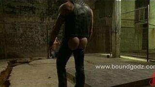 Tyler fucks Dominic Pacifico in bondage - porn video