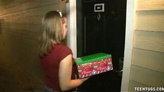 Christmas Handjob - porn video