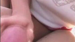 naughty blonde doing a different picnic as a boyfriend - porn video