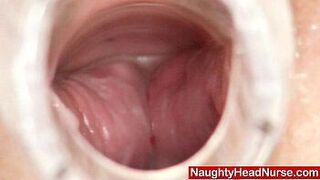 Petruse mature pussy speculum gaping and masturbation - porn video