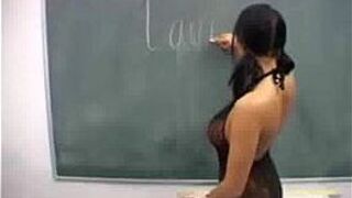 Sex Teacher Shows Threesome Example - porn video