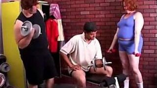 Adrienne is a sexy BBW that loves to get spit roasted - porn video