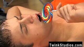 Hot twink scene The sweetie is tonguing and blowing his meaty - porn video