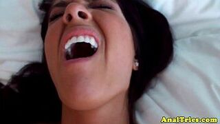 Amateur gf buttfucked for the first time - porn video