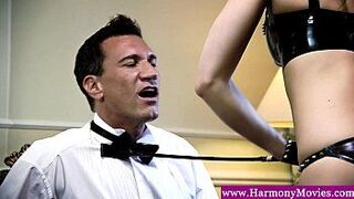 Anal fuck for a dominant brunette - porn video