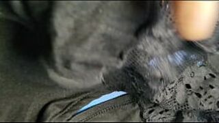 Risky Panties Play On The City Bus - porn video