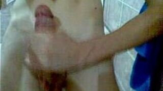 hitting one in the bathroom - porn video