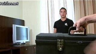 Boys jercking their cocks and enjoy anal sex - porn video