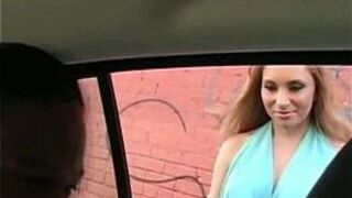 Aiden Starr Sucks Off A Big Black Cock Interracial - porn video