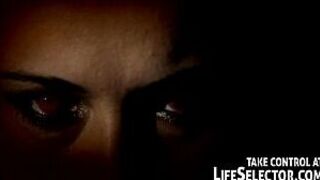 Kinky ghost skinrides girls into domination - porn video