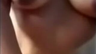 Chubby solo babe showing off - porn video